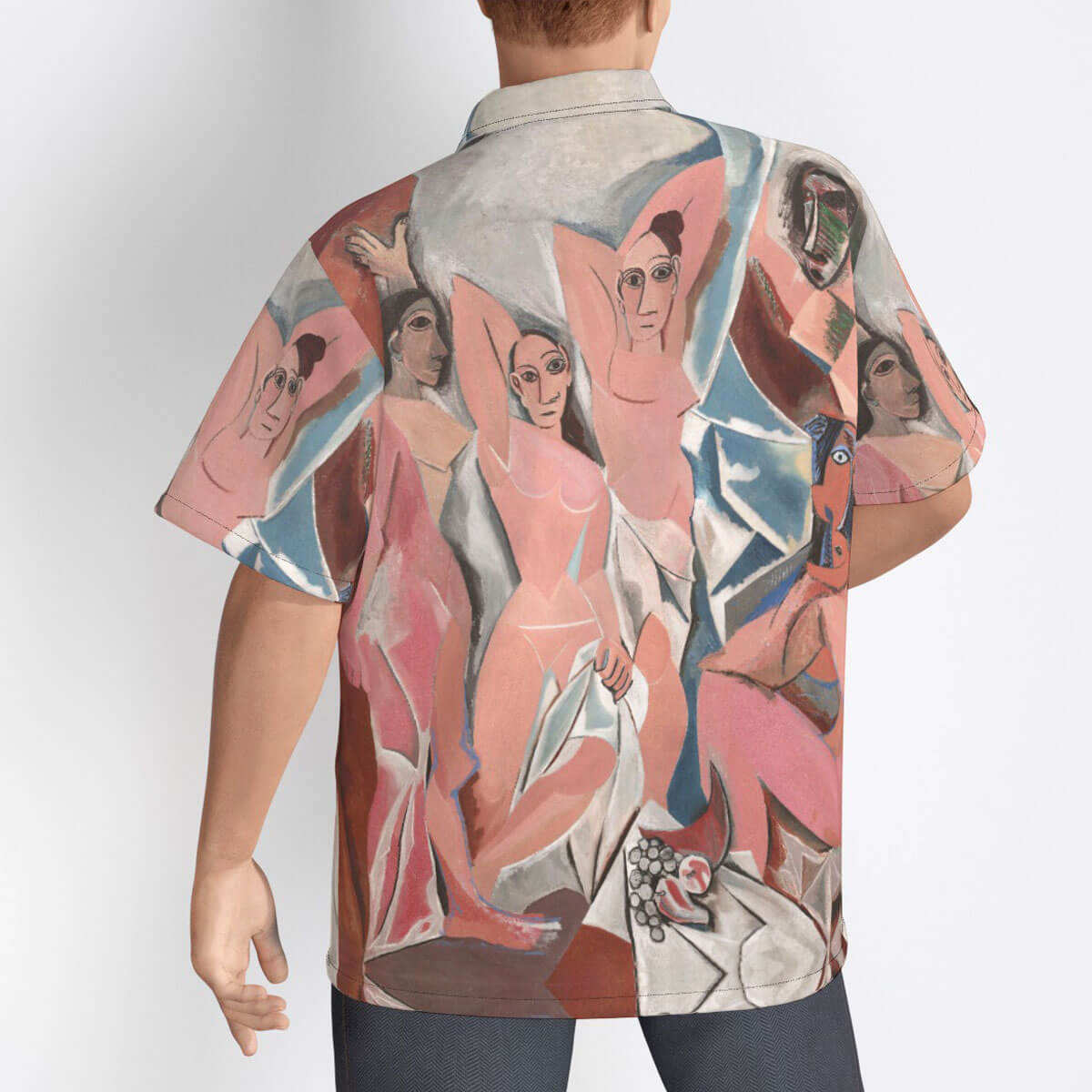 Bold Picasso Les Demoiselles d'Avignon print on comfortable shirt