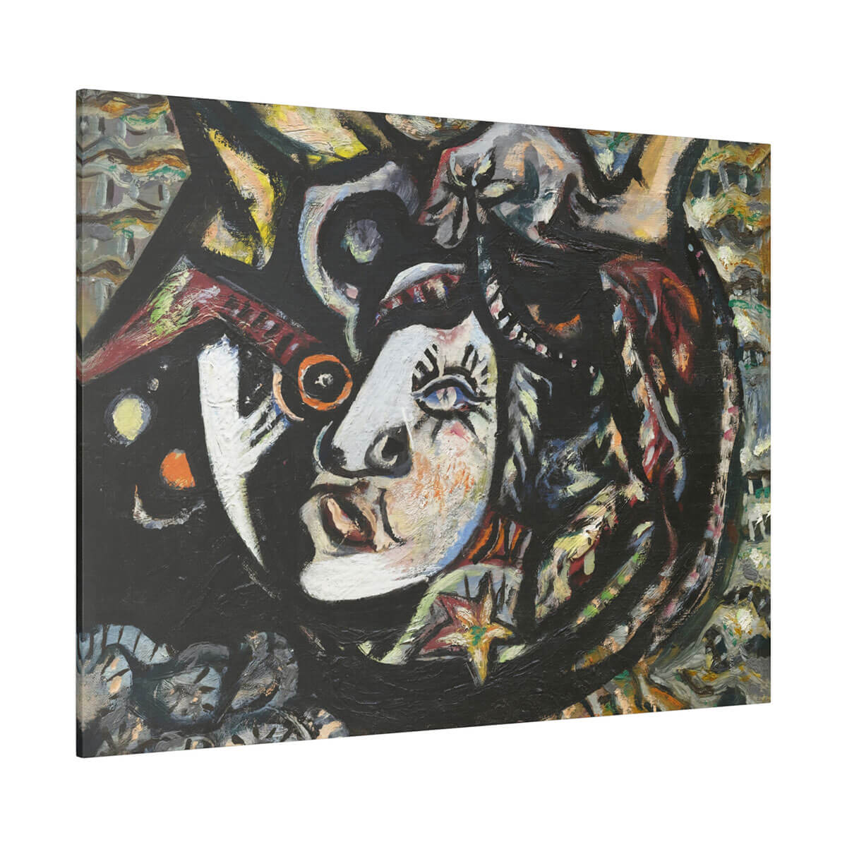 Colorful Jackson Pollock Inspired Art