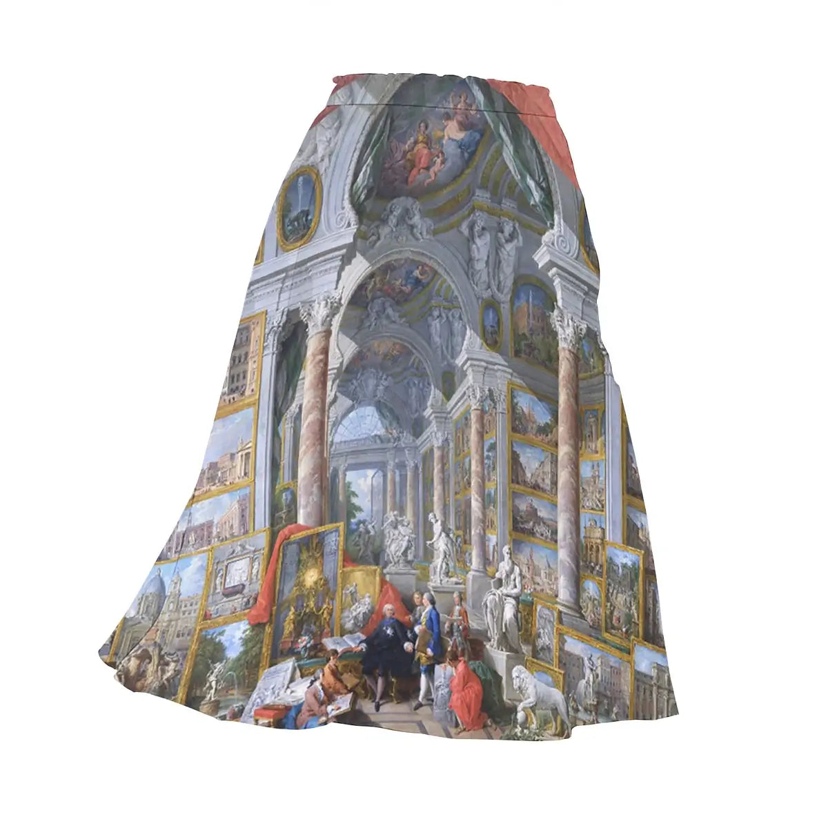 Modern Rome by Giovanni Paolo Panini Skirt