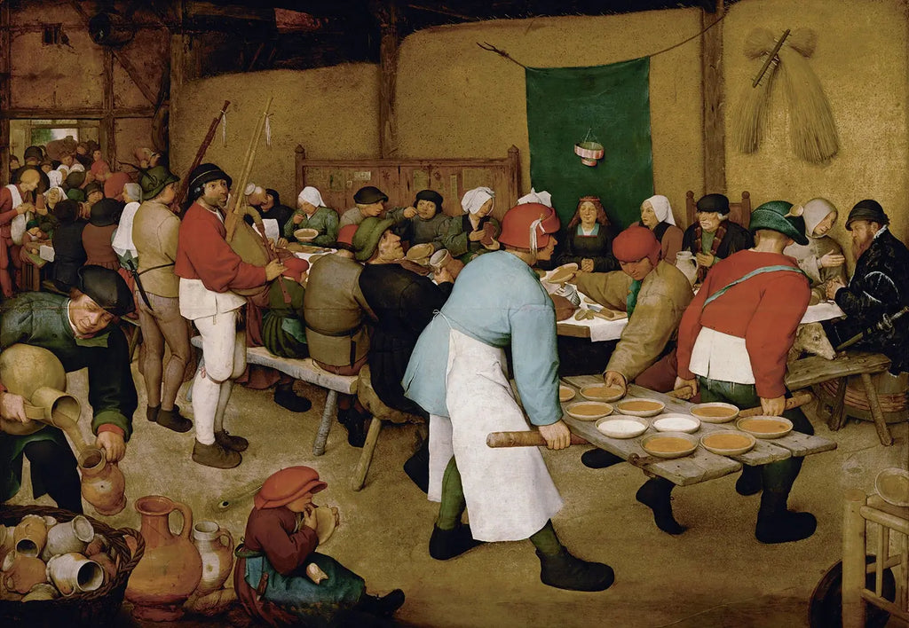 The Peasant Wedding (1567) by Pieter Bruegel the Elder