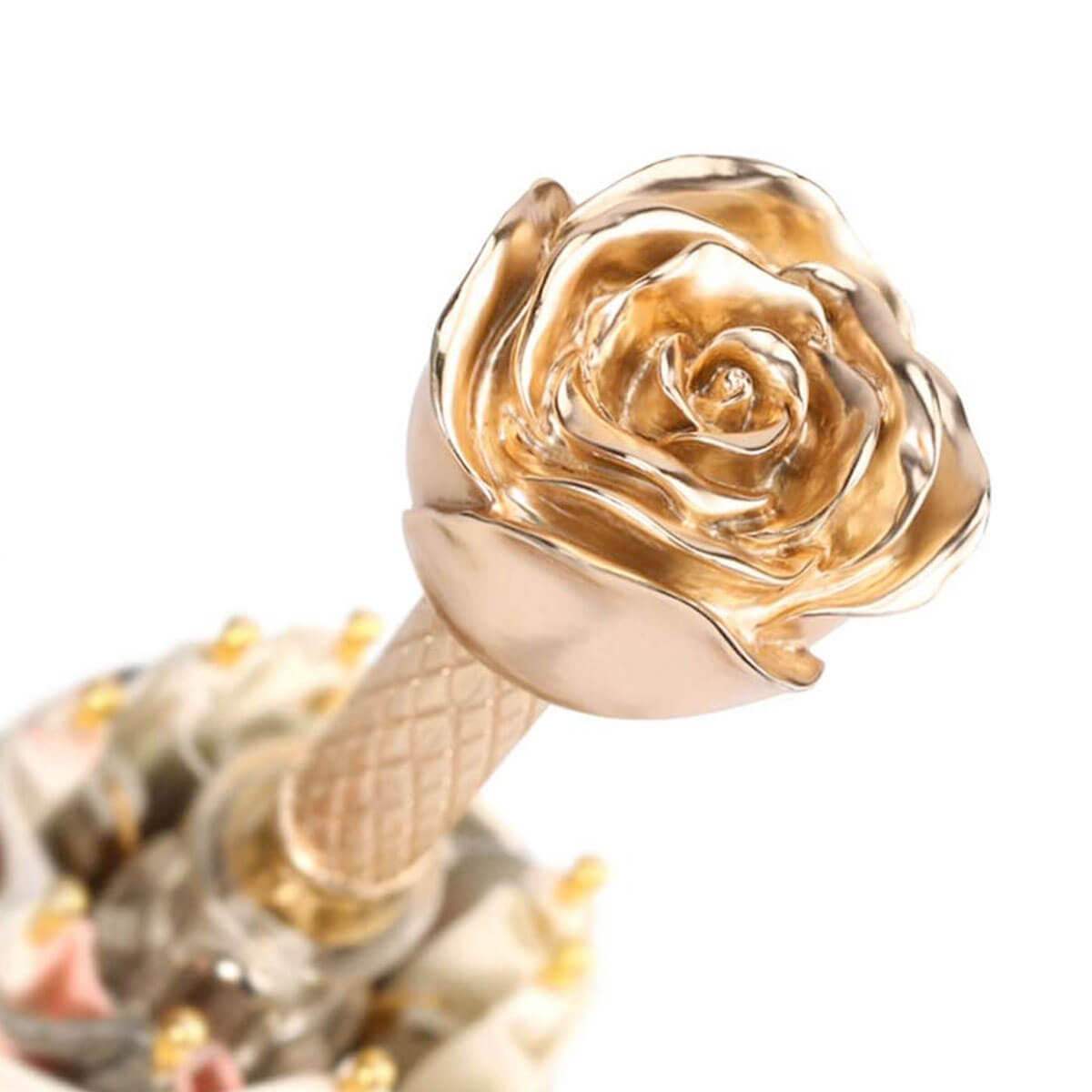 Elegant Rose Blossom Luxury Ladies Umbrella