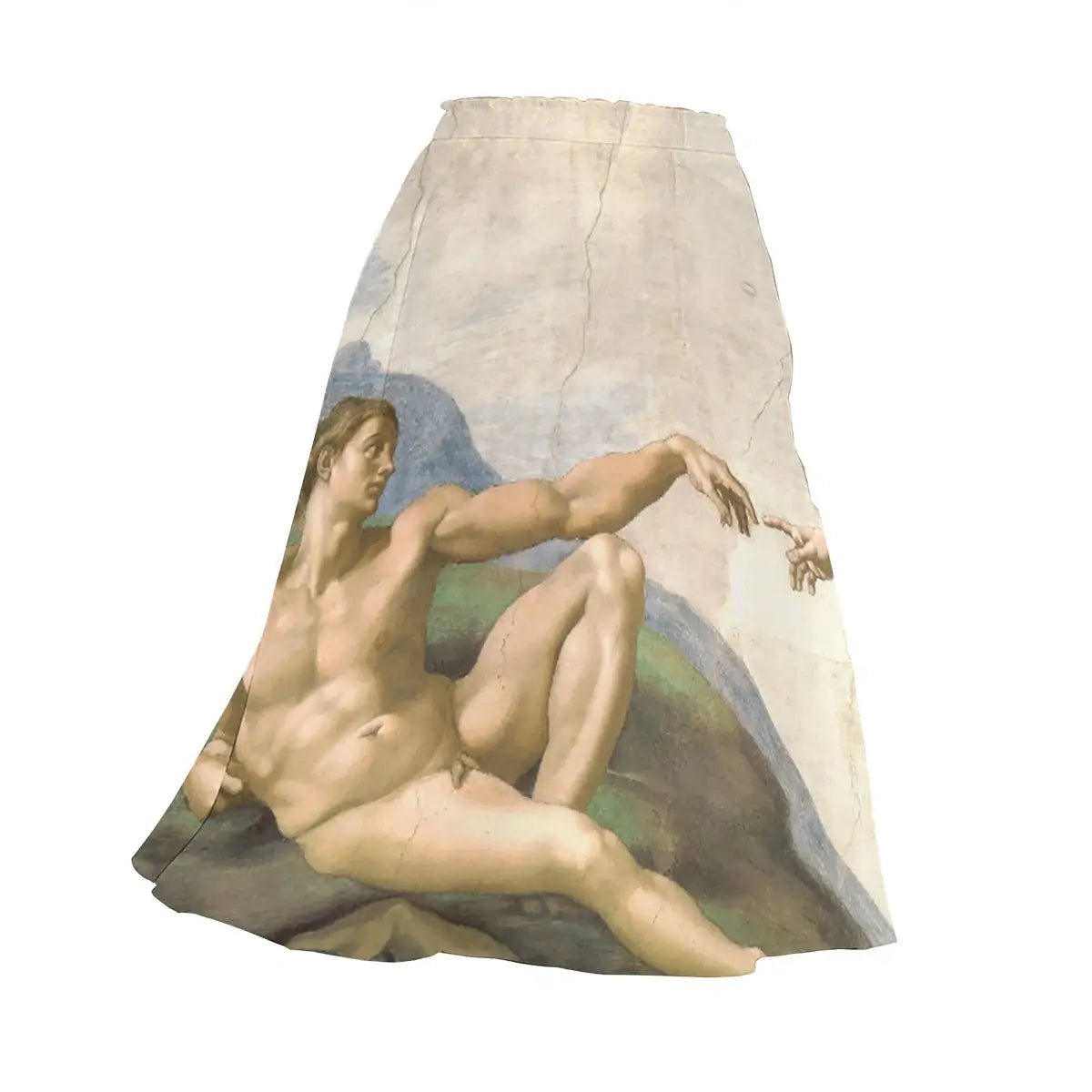 The Creation of Adam by Michelangelo Skirt