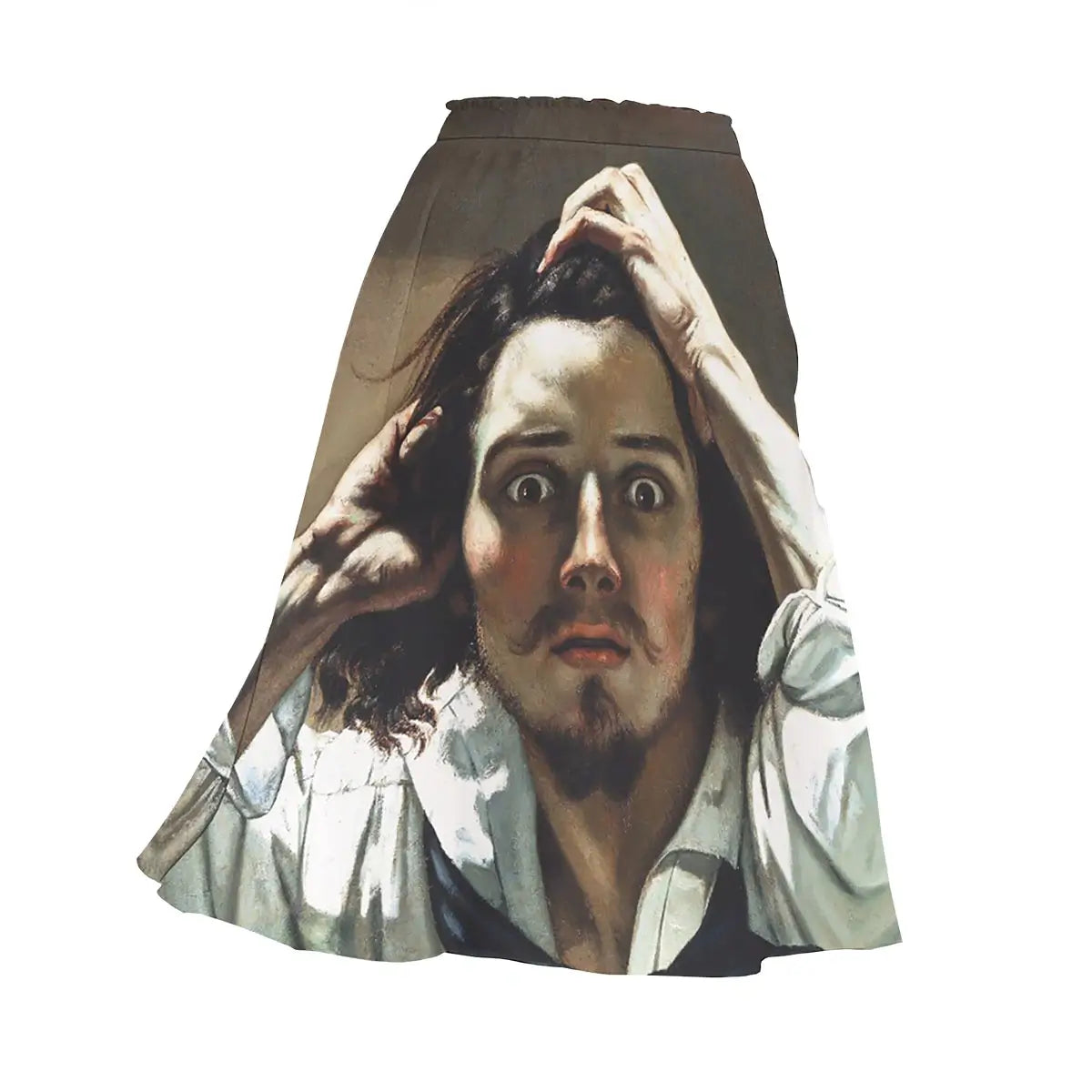 The Desperate Man by Gustave Courbet Skirt