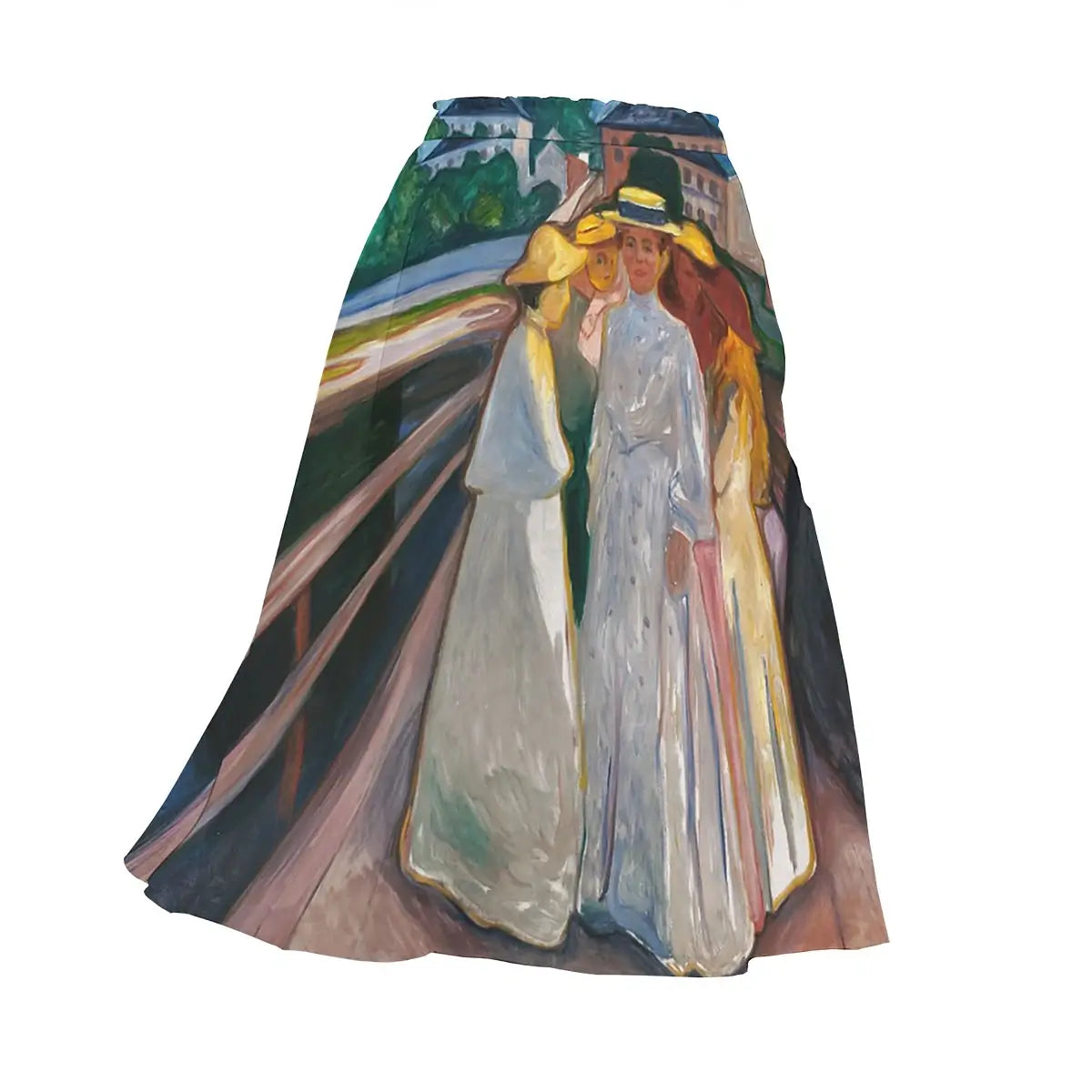 The Ladies on the Bridge Chiffon Skirt