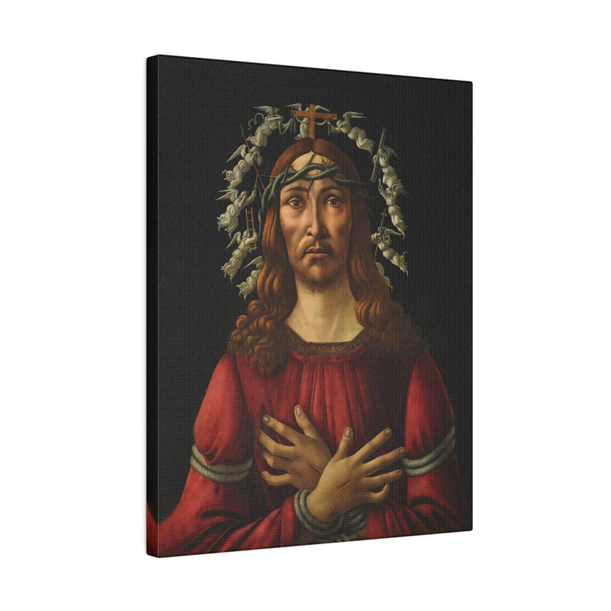 Divine canvas print inspired by Botticelli's masterpiece