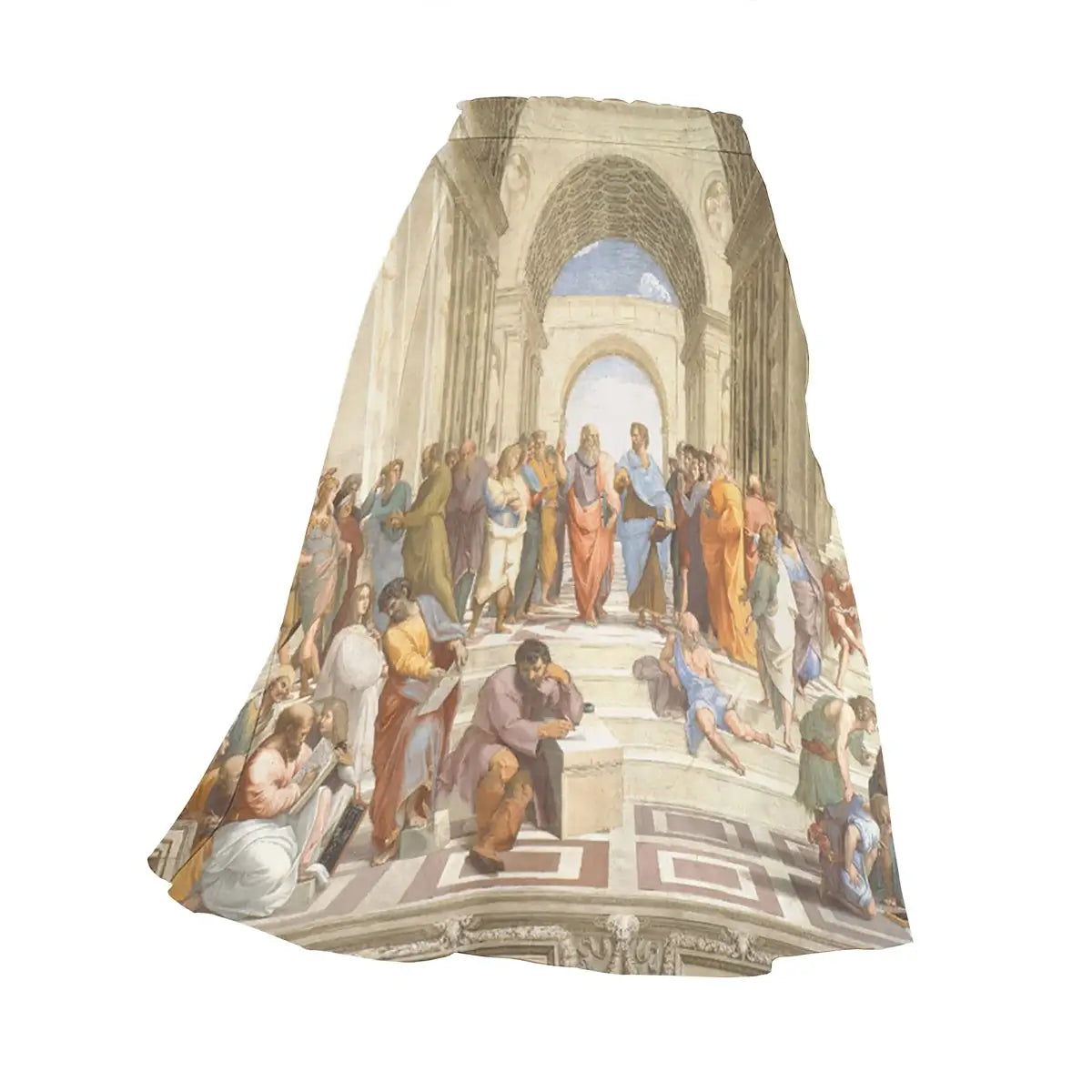 The School of Athens by Raphael Chiffon Skirt