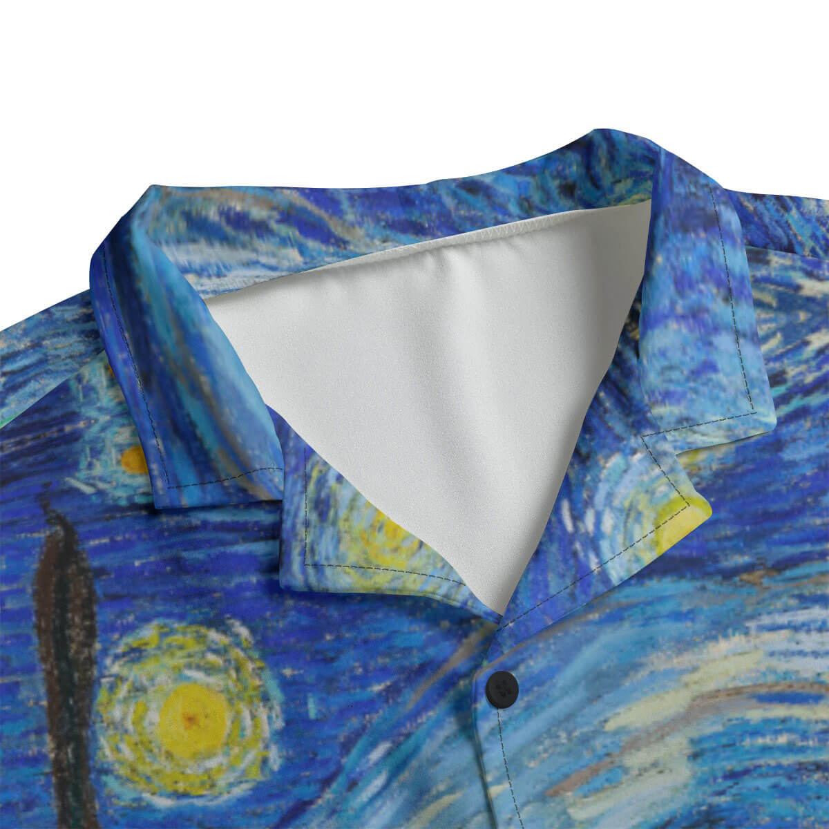The Starry Night Hawaiian shirt paired with casual summer outfit