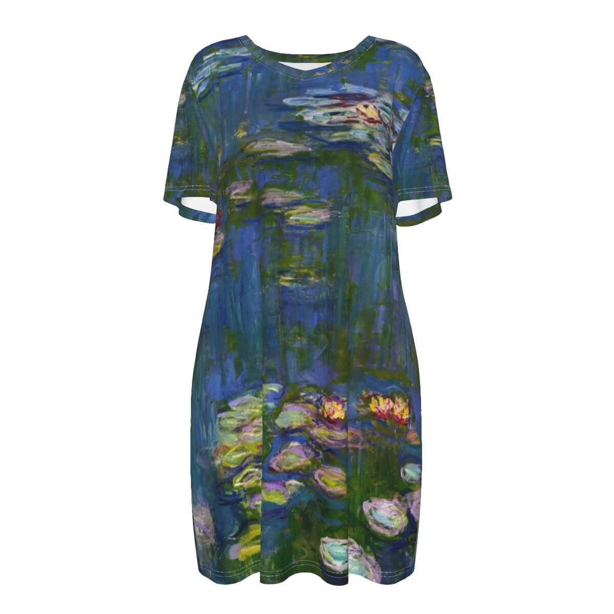 Enchanting Lily Pond Dress in Cotton
