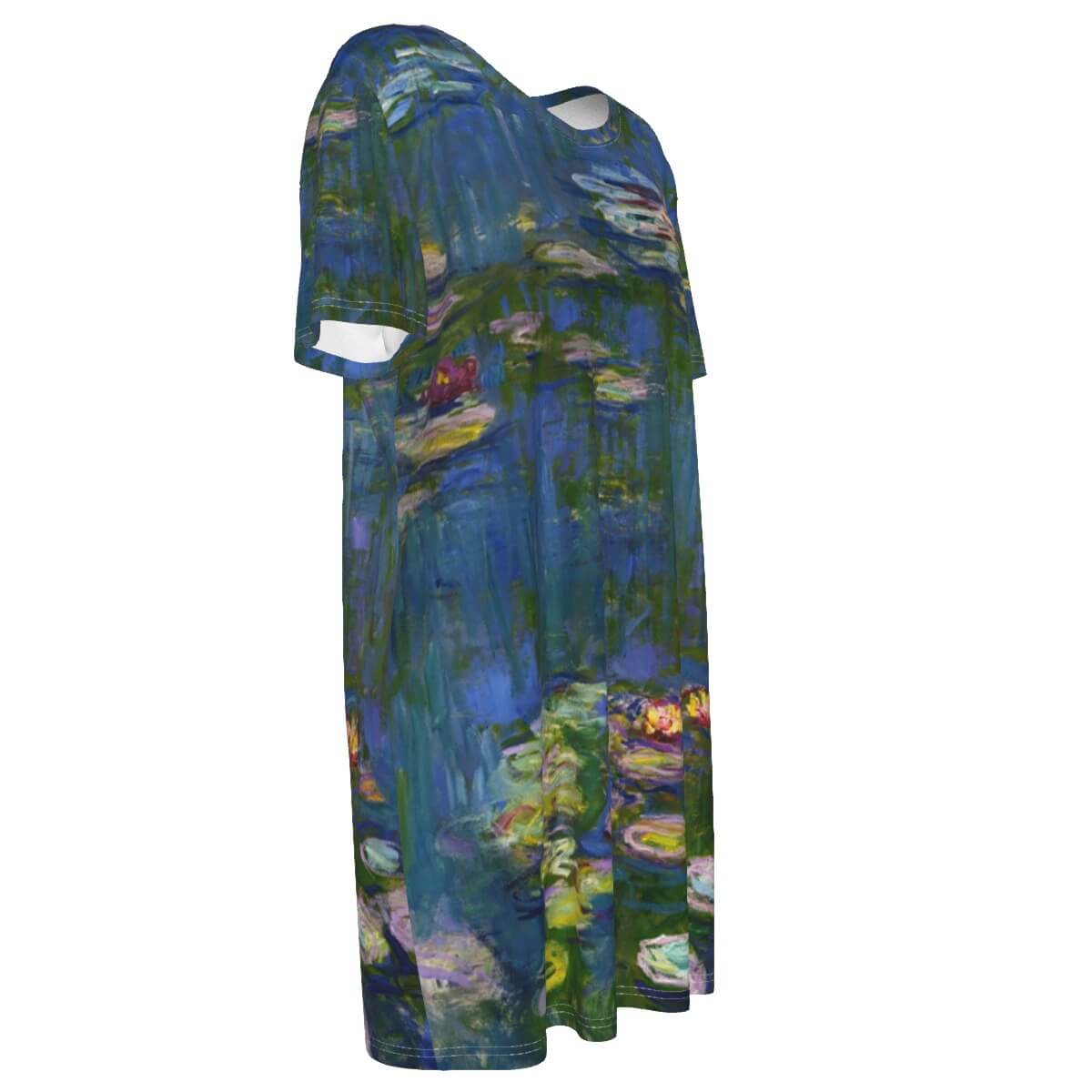 Artistic Floral Waist Tight Dress