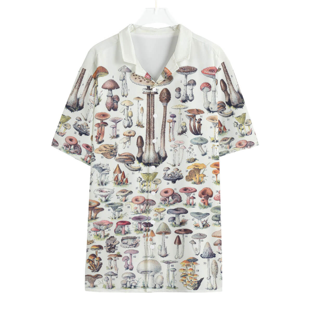Types Of Mushrooms Hawaiian Shirt