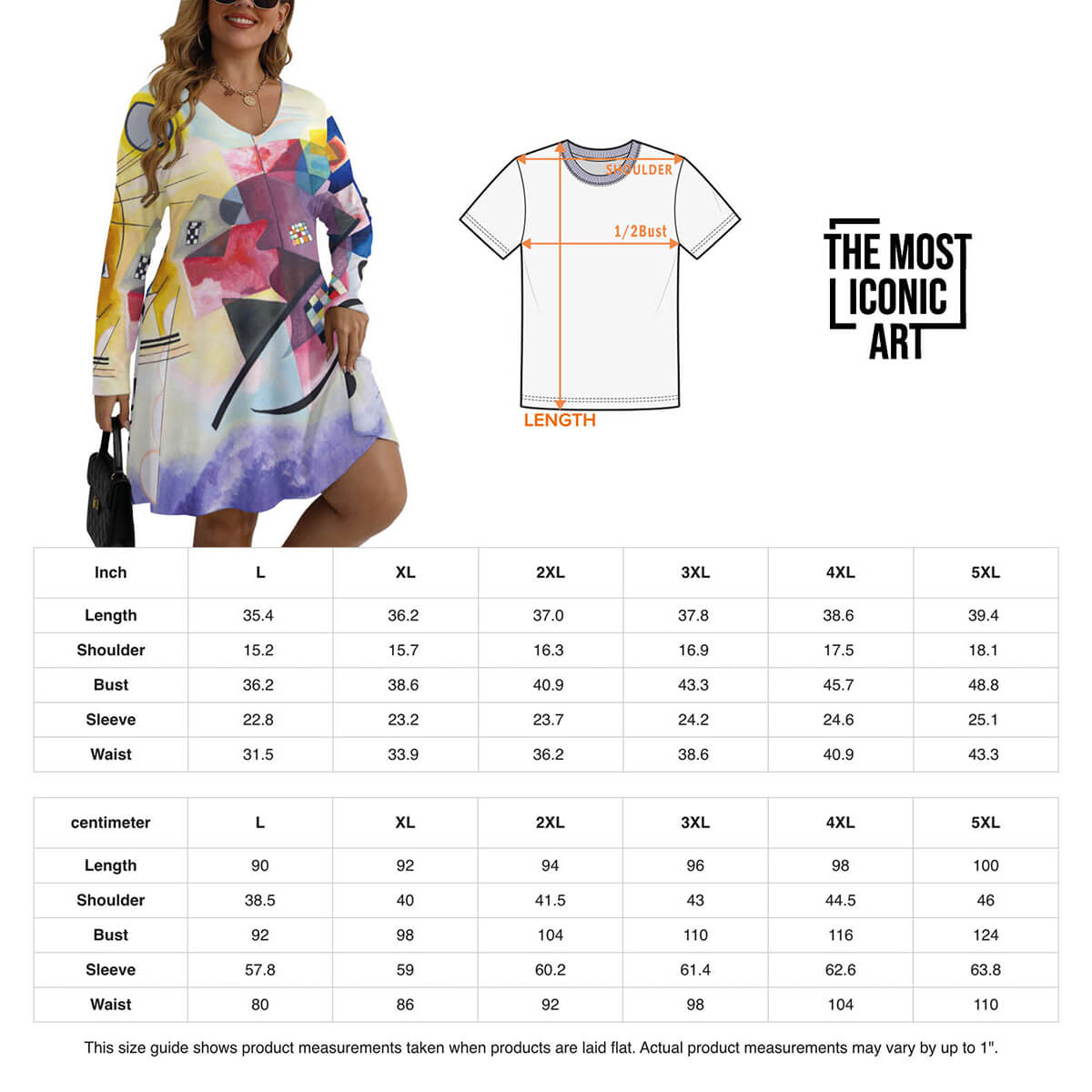 Colorful artistic clothing for fashion-forward individuals