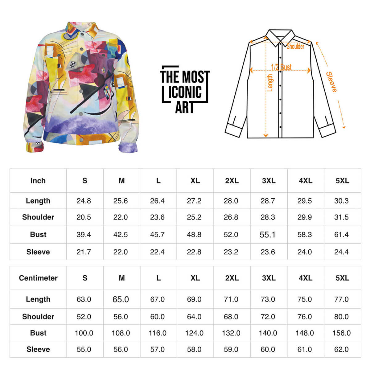 Colorful Outerwear Inspired by Modern Art
