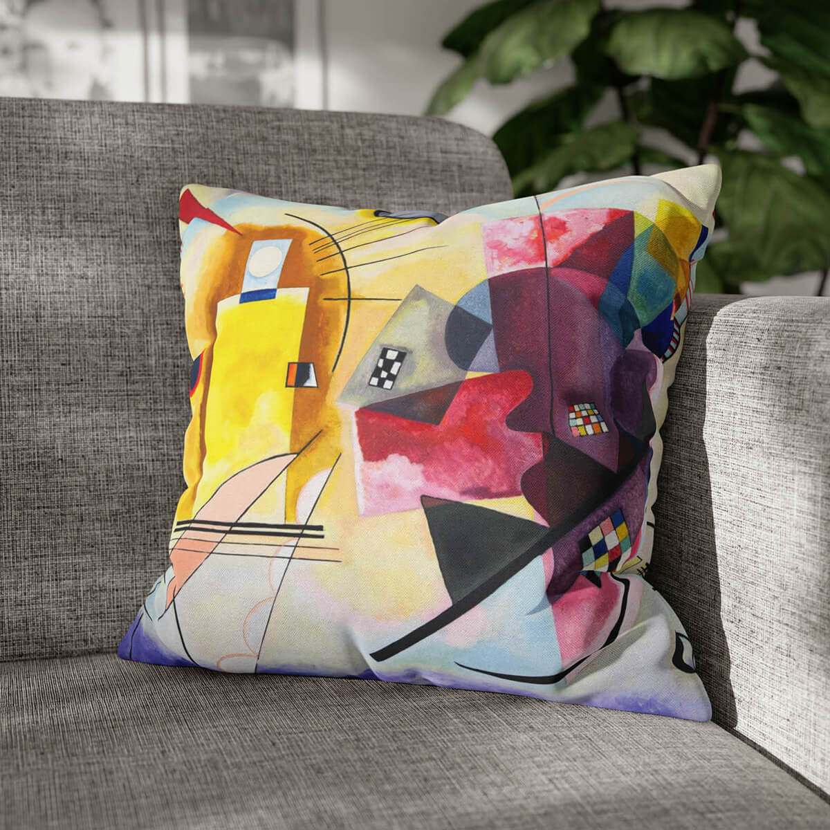 Unique Art Inspired Sofa Cushion - Interior Design Element