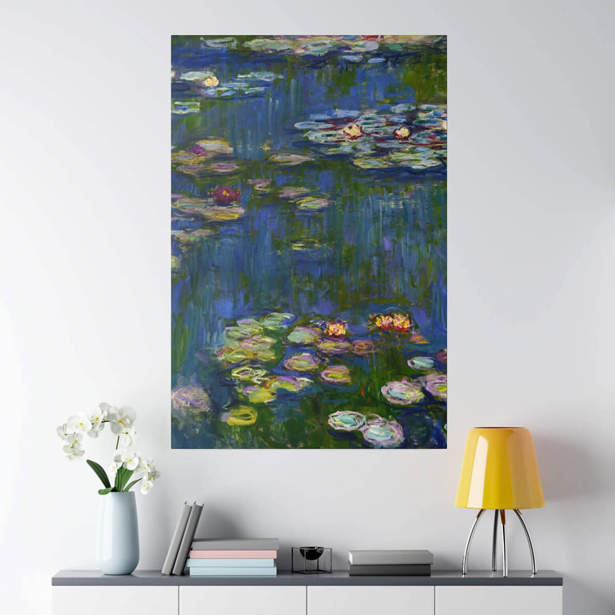 Peaceful pond artwork Canvas Gallery Wraps