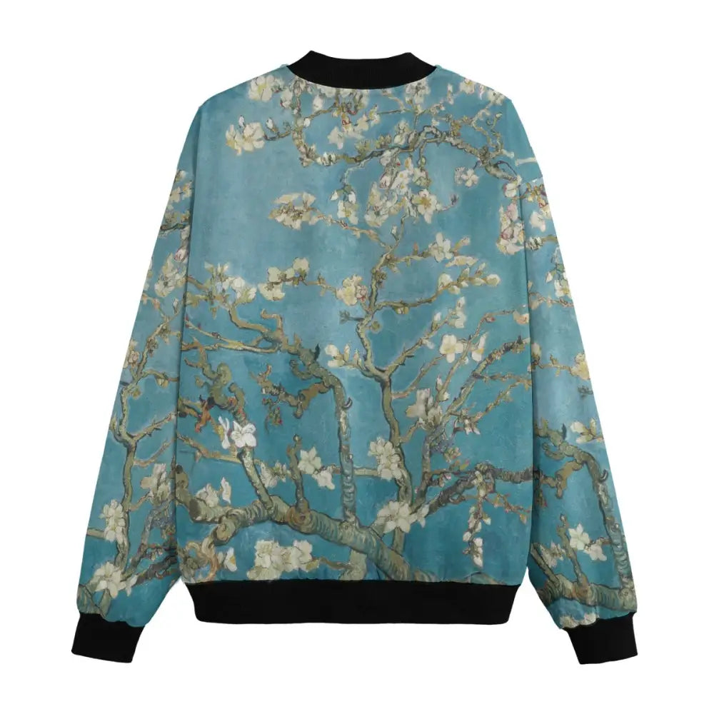 Back view of Almond Blossom art jacket showing complete Van Gogh painting design