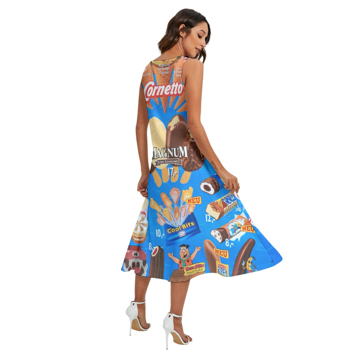 Tropical Hawaiian-inspired sundress with playful design