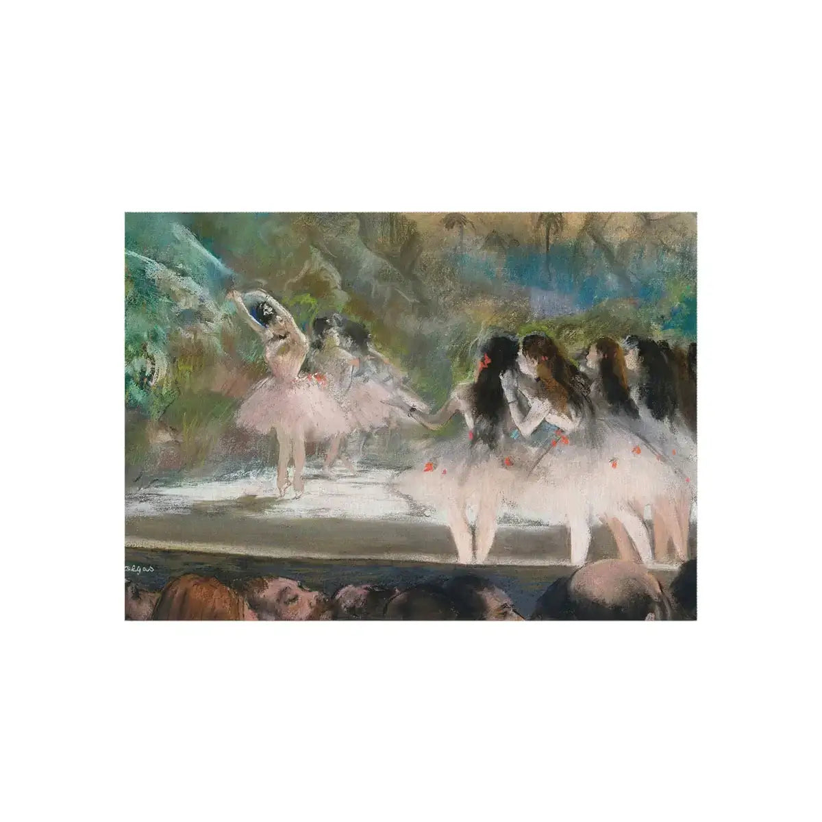 Ballet at the Paris Opéra by Edgar Degas Floor Mat