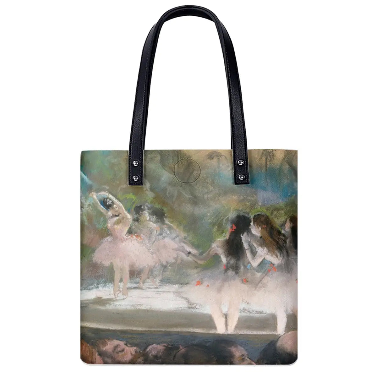 Ballet at the Paris Opéra Shoulder Bag featuring Degas artwork, waterproof design with black strap