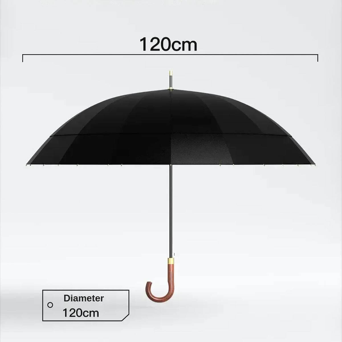 Fiberglass frame of durable large-size umbrella