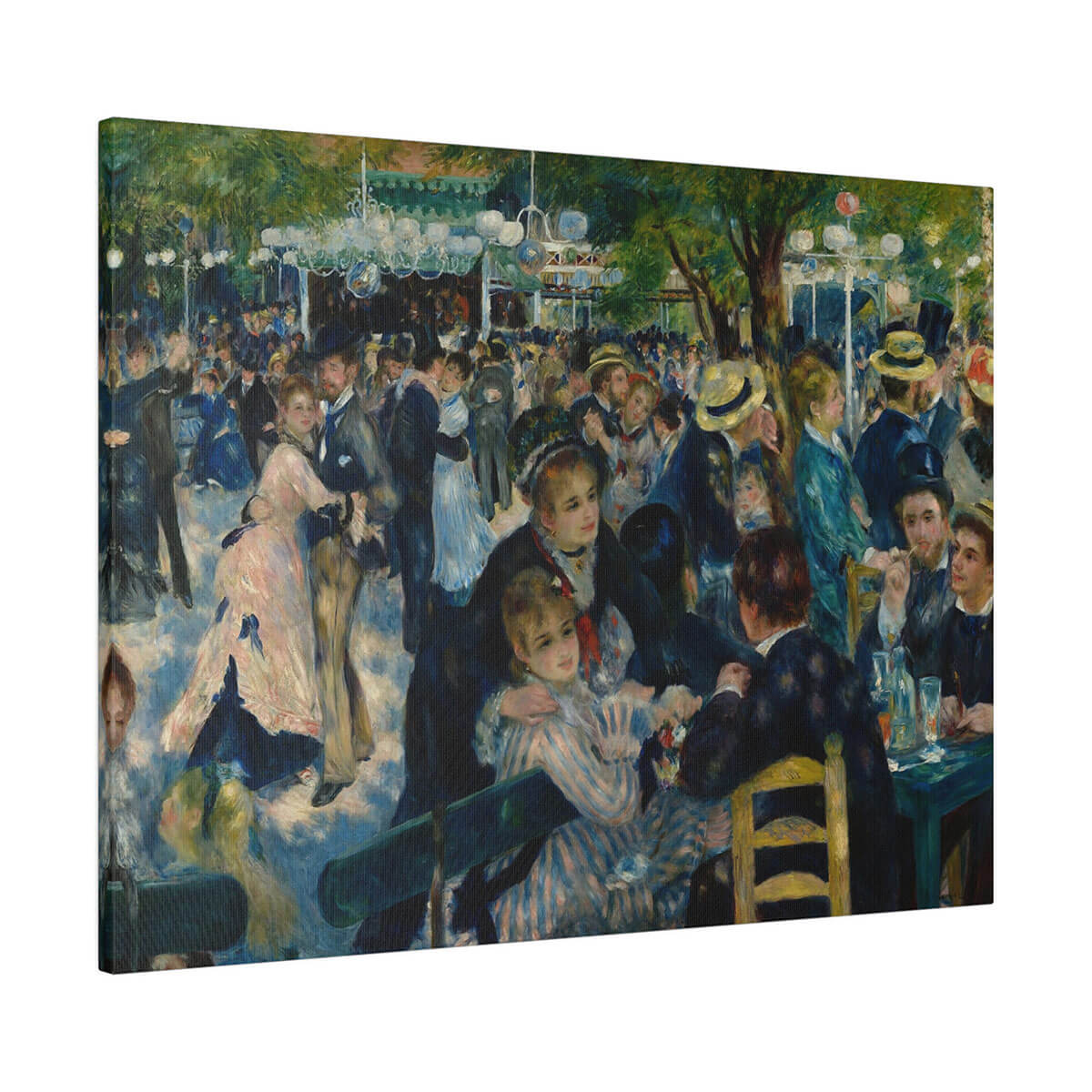 Timeless Canvas Print of Dance at Le Moulin de la Galette