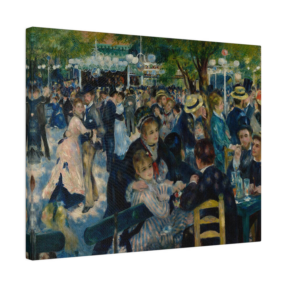 Enchanted Dance at Le Moulin de la Galette Canvas Print