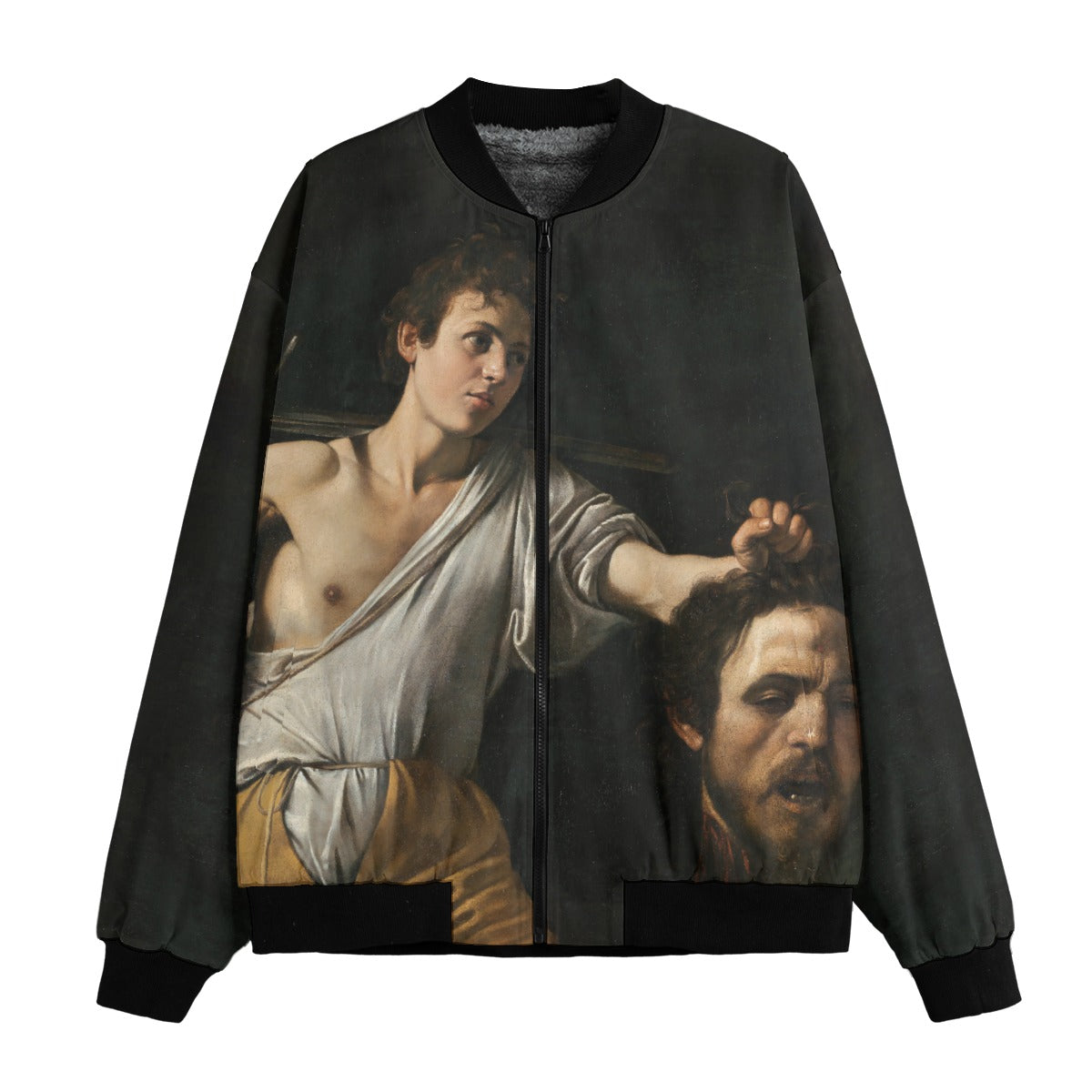 David with the Head of Goliath by Caravaggio Jacket front view