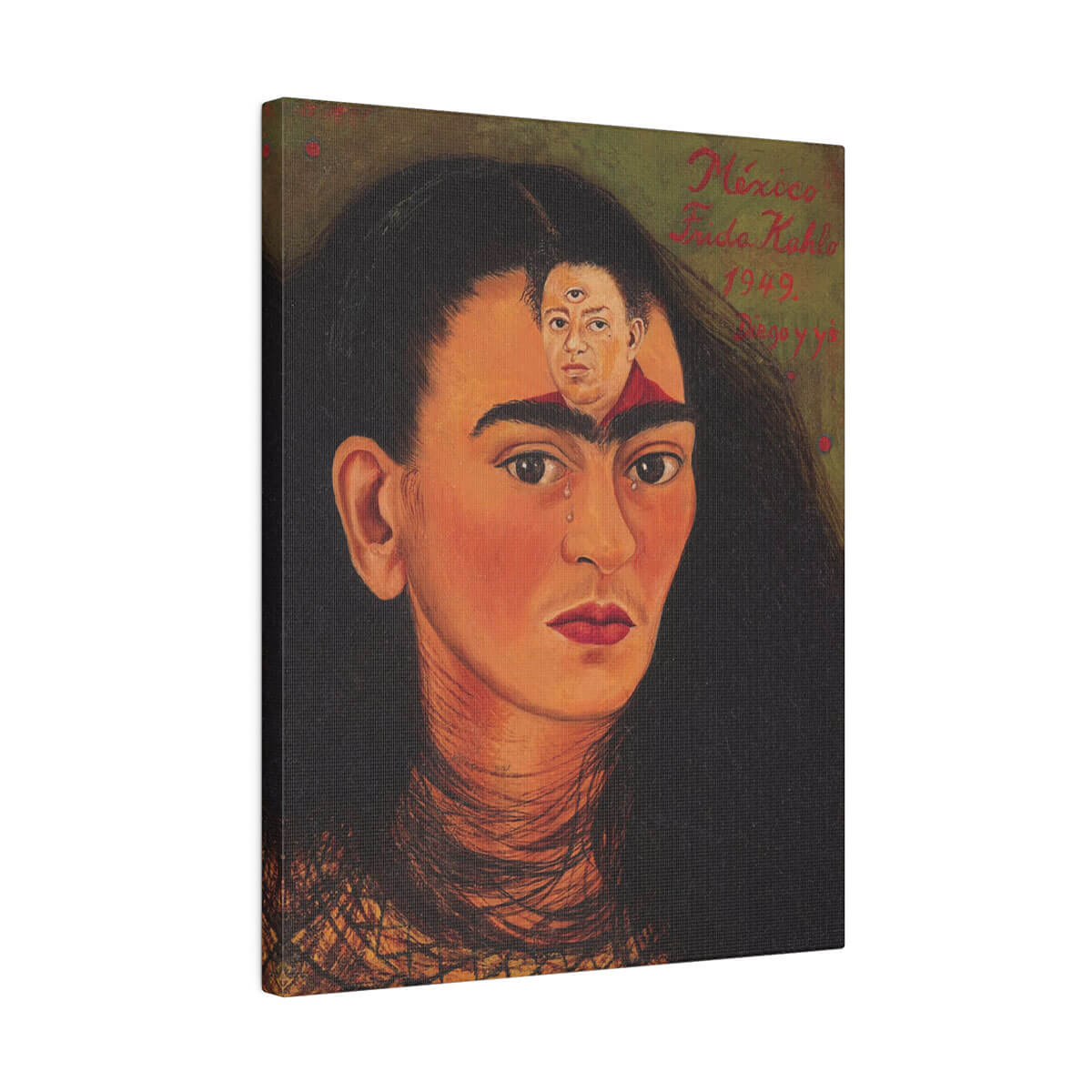 Enchanting Dreamscape by Frida Kahlo Printed Canvas