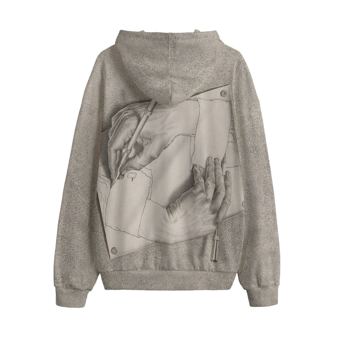 Drawing Hands by MC Escher Hoodie