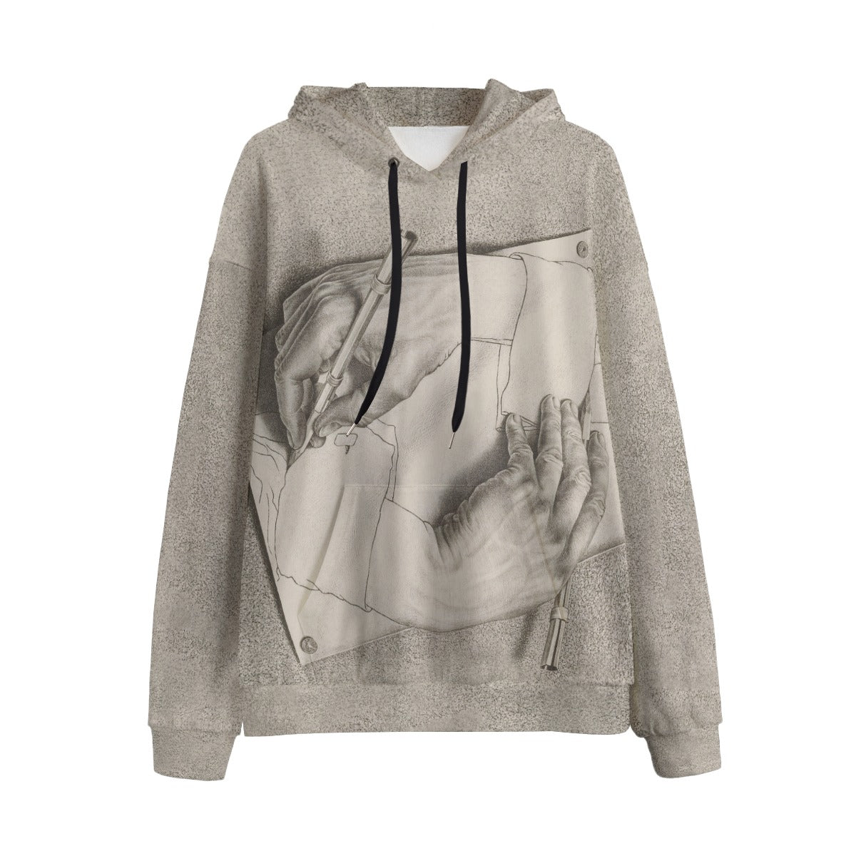 Drawing Hands by MC Escher Hoodie