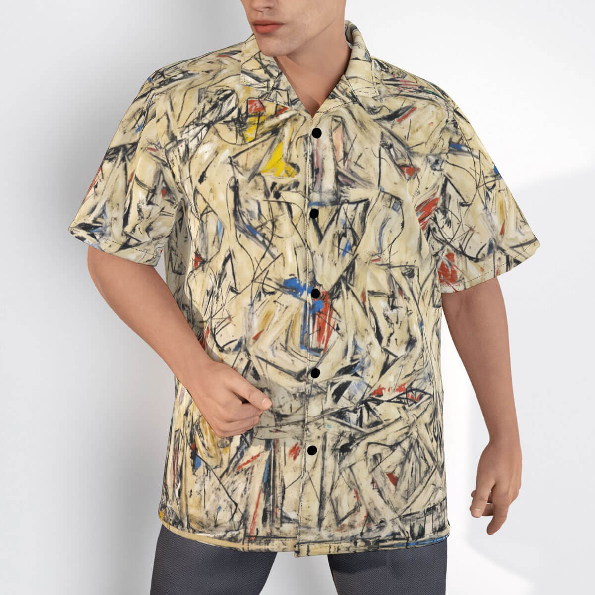 Willem de Kooning art-inspired casual wear