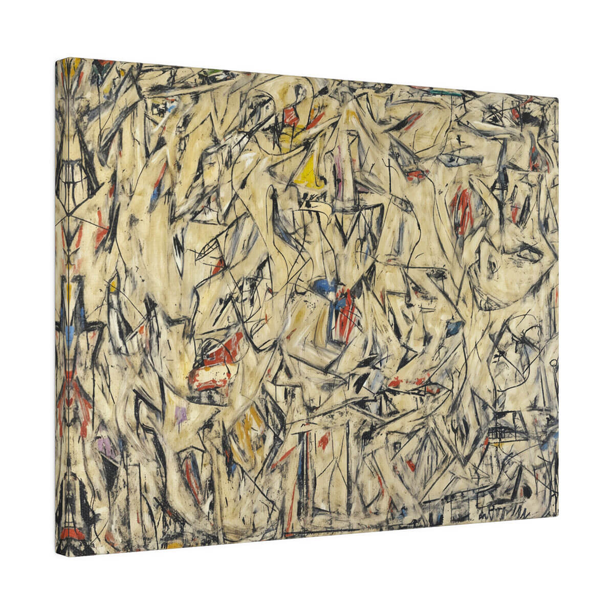 Excavation by Willem de Kooning Printed Canvas