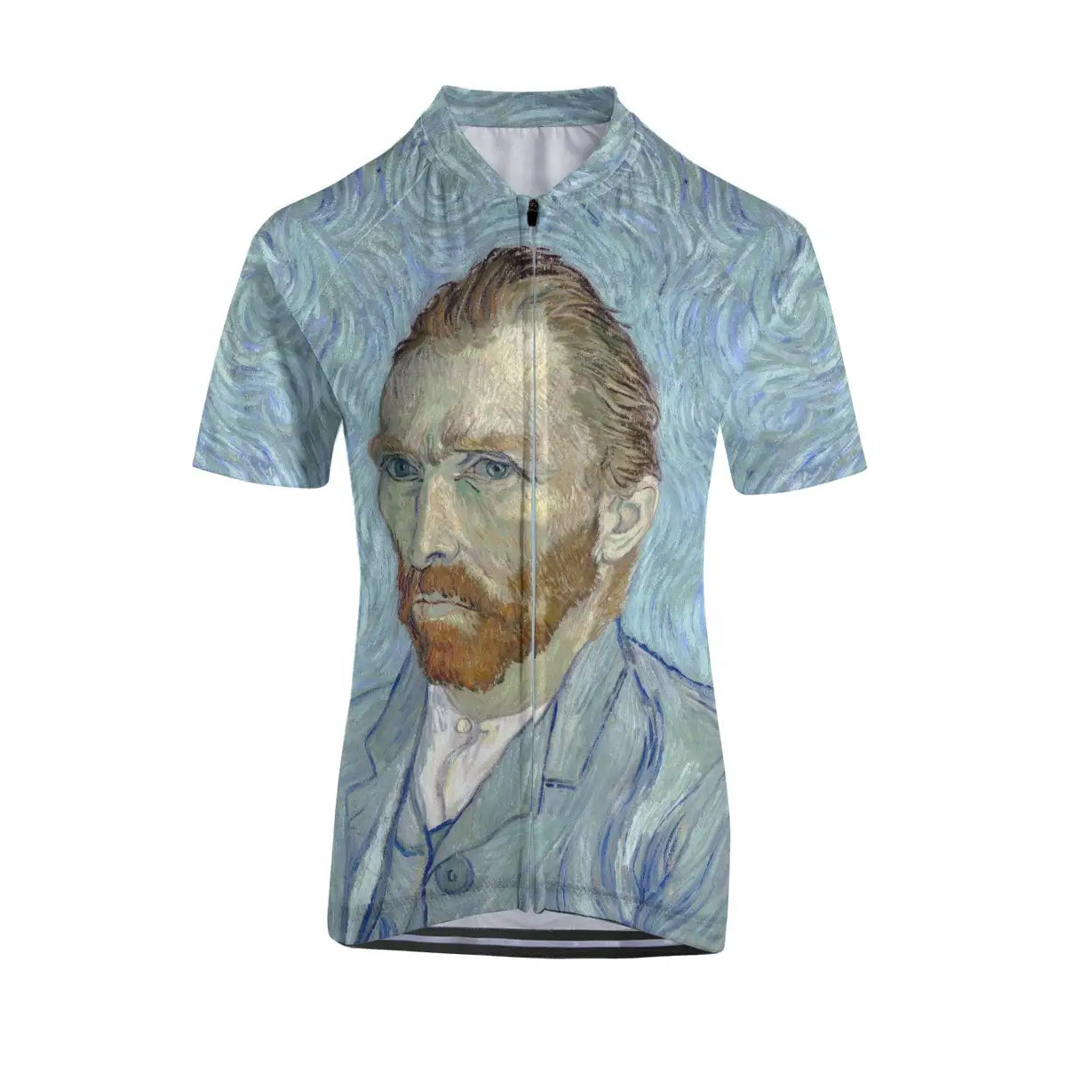 Famous Self-Portrait Women's Cycling Jersey | Van Gogh's Final Gaze | XS-4XL