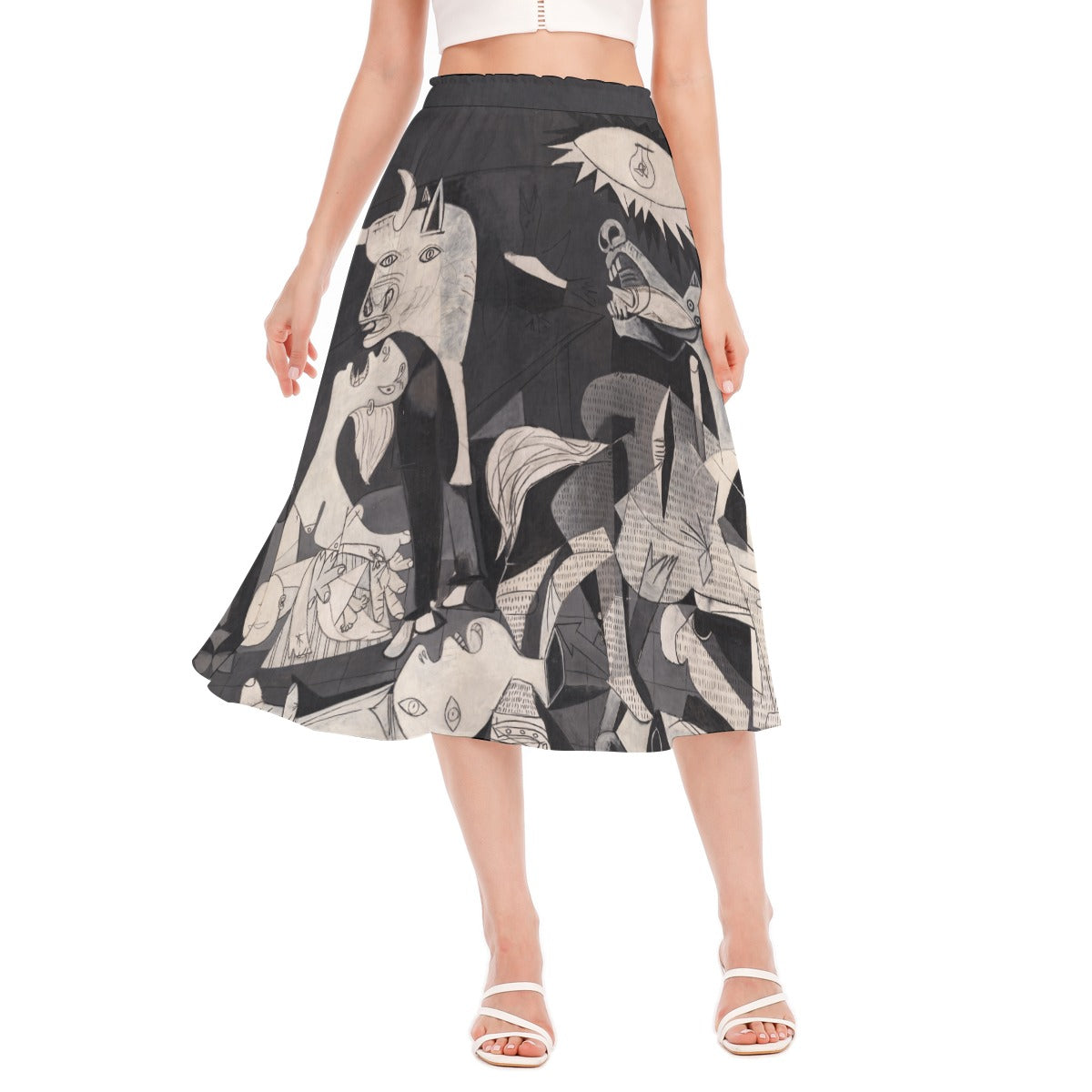 Captivating Guernica Chiffon Skirt