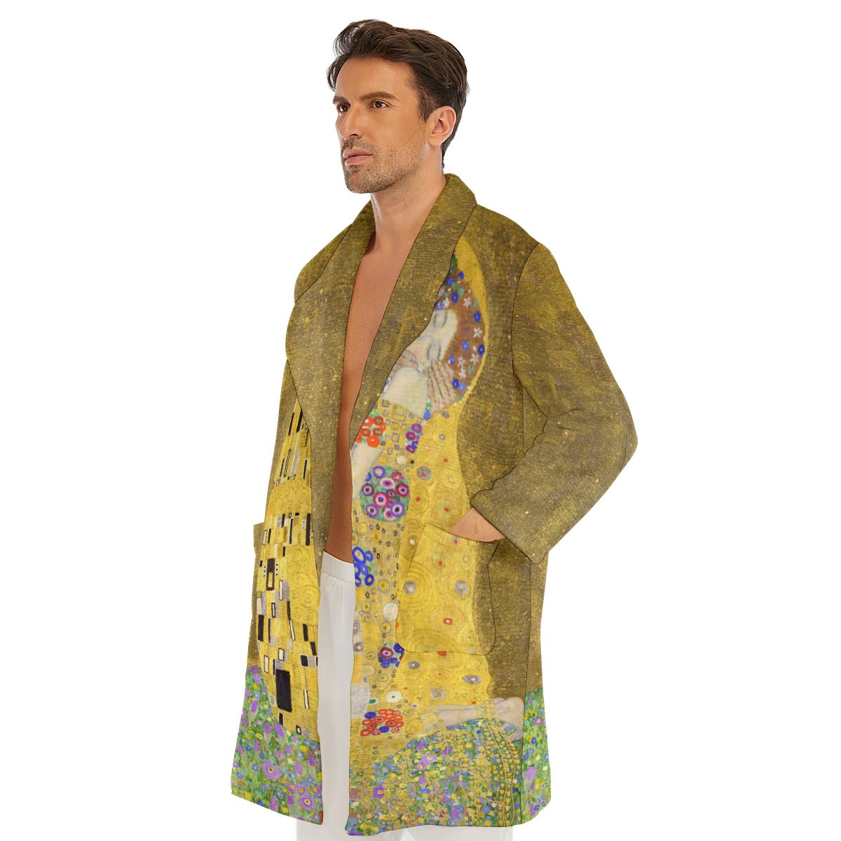 High-Quality Borg Fleece Men's Dressing Gown