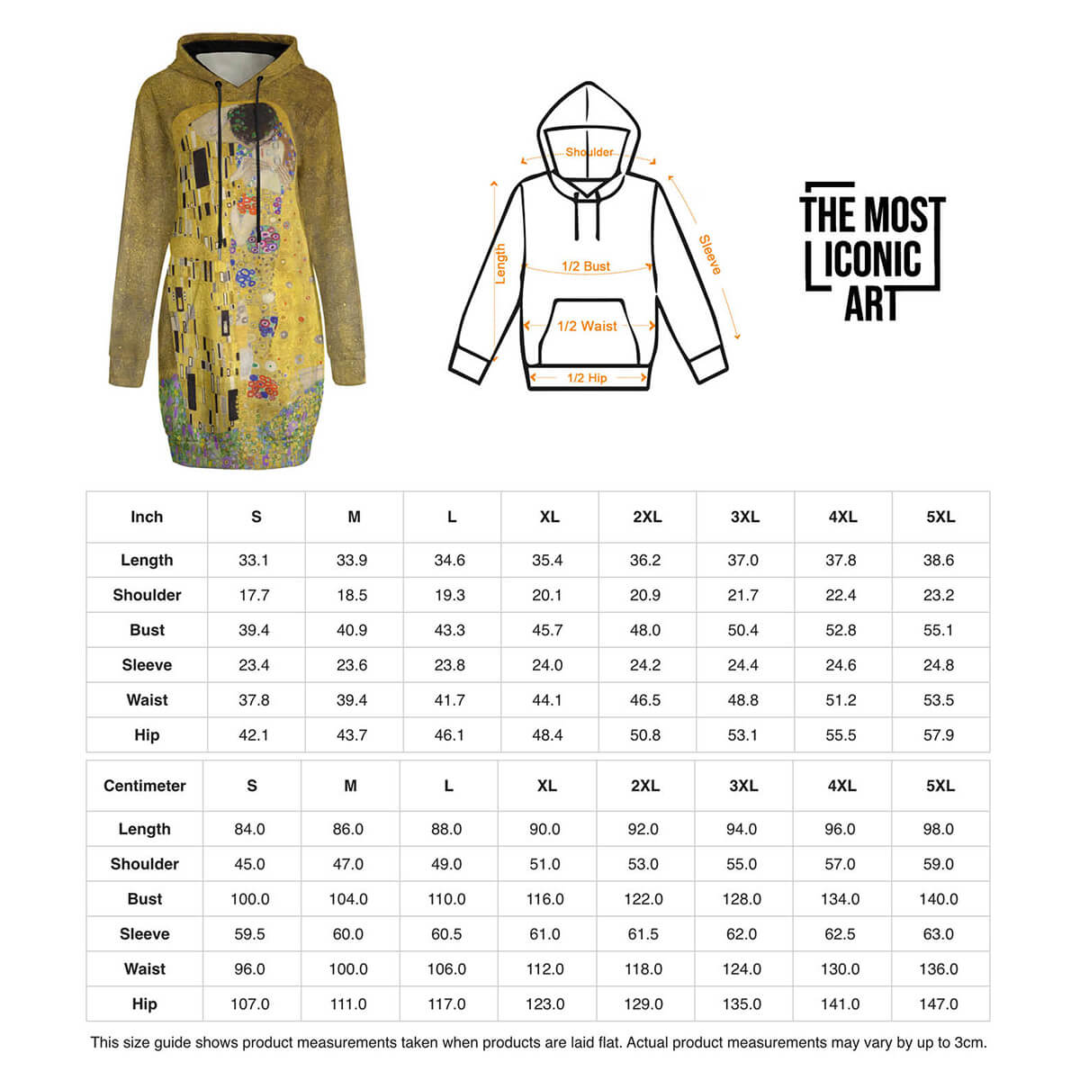 Stylish Women's Pullover Inspired by Gustav Klimt