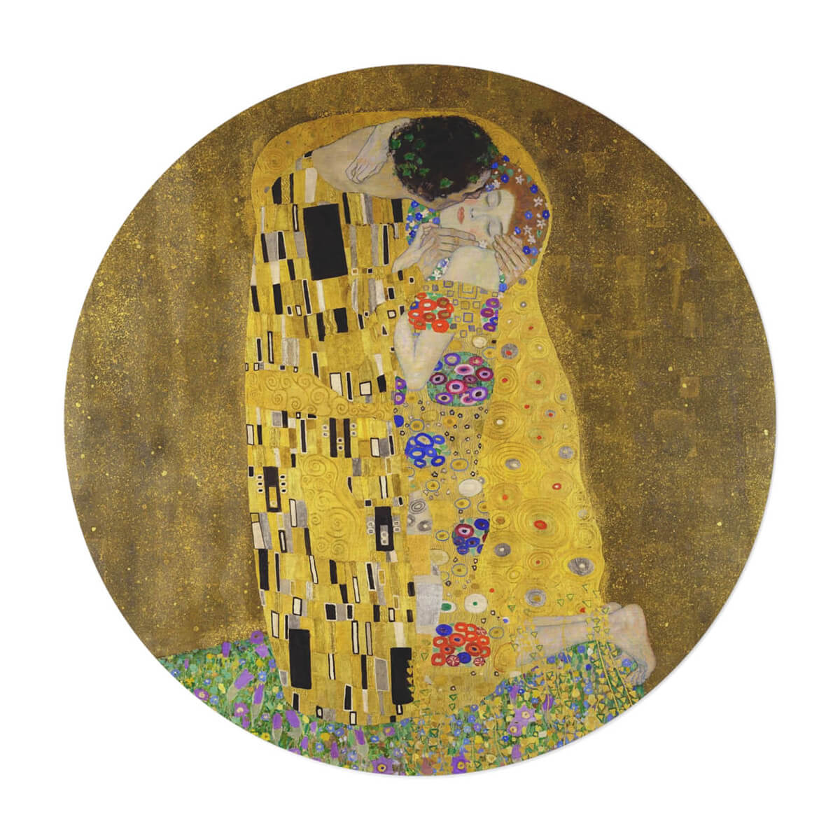 Gustav Klimt The Kiss Mat