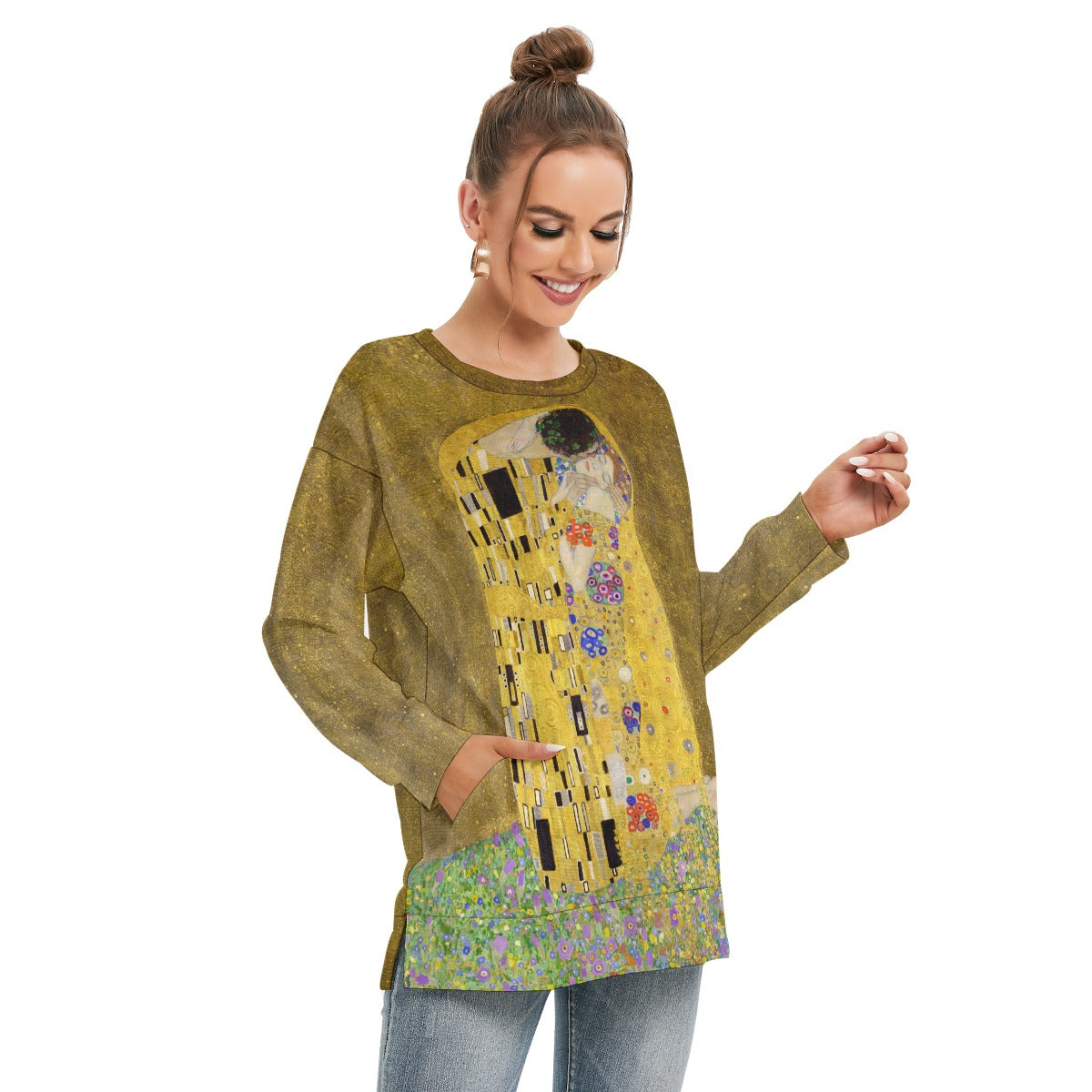 Gustav Klimt The Kiss Sweatshirt