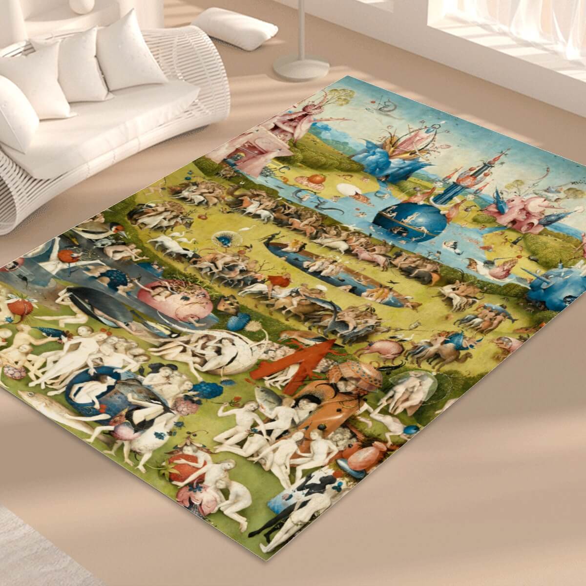 Hieronymus Bosch Earthly Delights Floor Mat