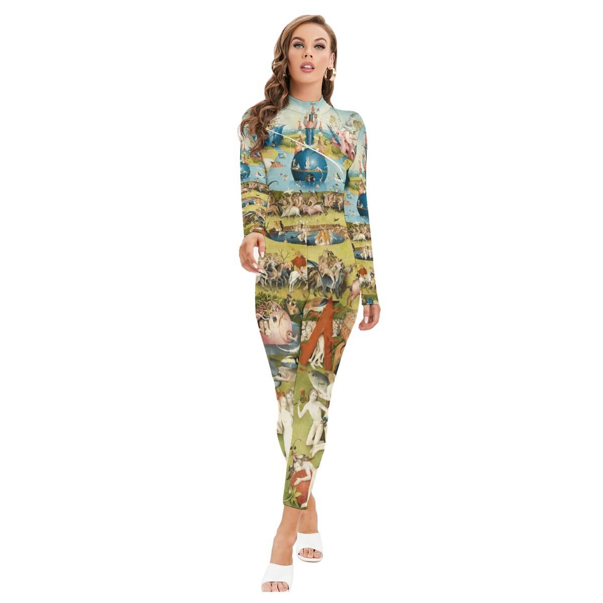 Women's Long-sleeved High-neck Artistic Clothing