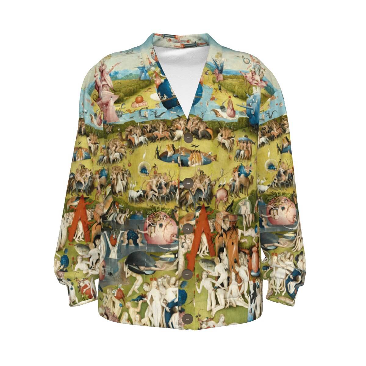 Hieronymus Bosch Earthly Delights Cardigan