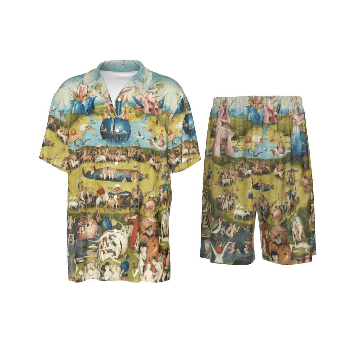 Hieronymus Bosch Garden of Earthly Delights Silk Suit Set