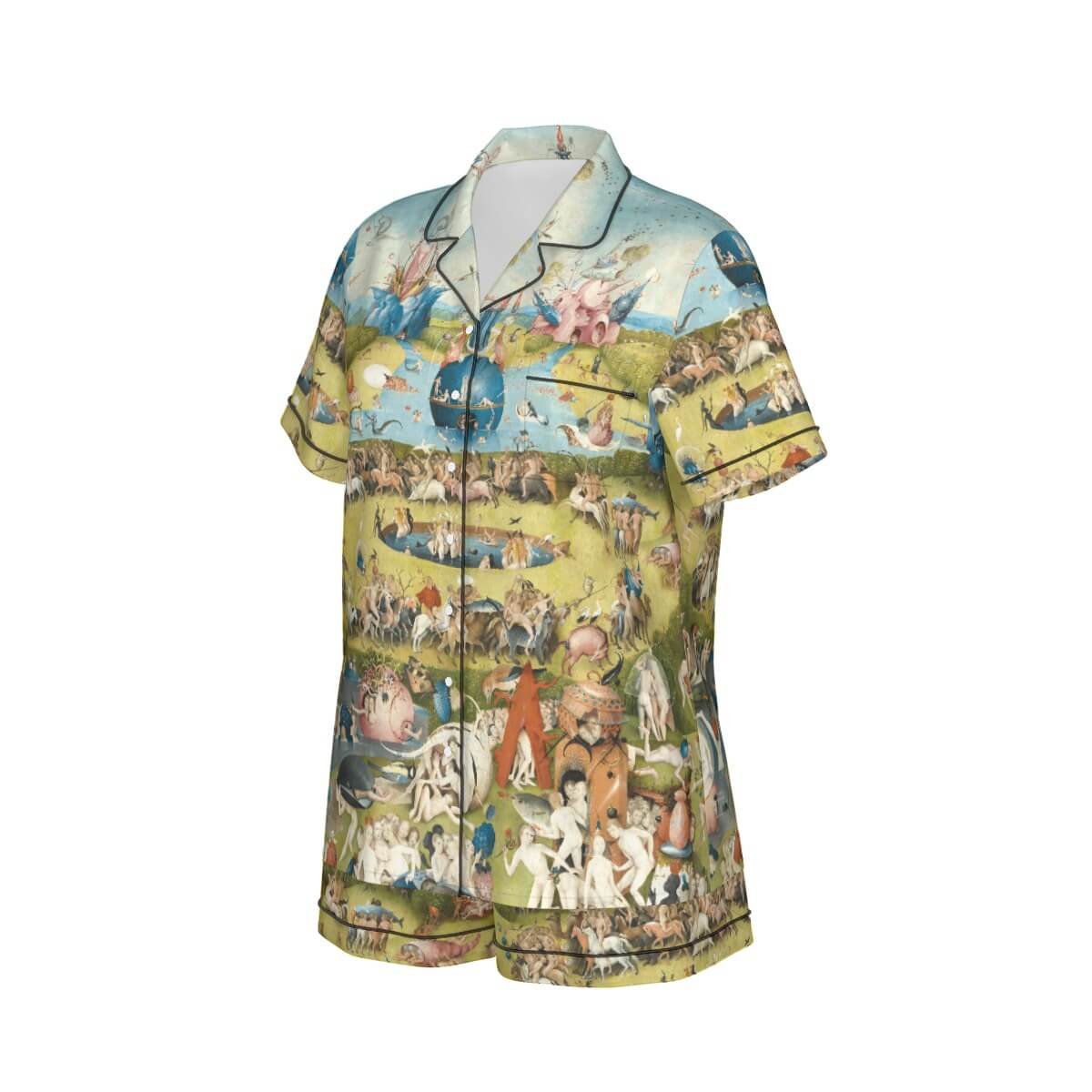 Famous Painting Short Pajama Set