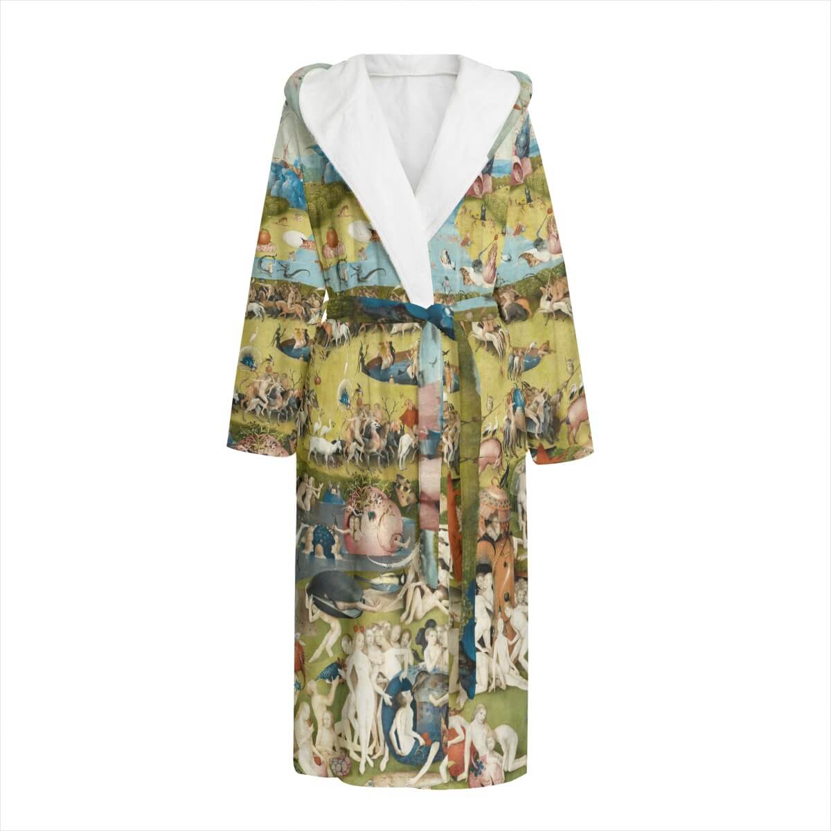 Hieronymus Bosch Earthly Delights Hooded Bathrobe