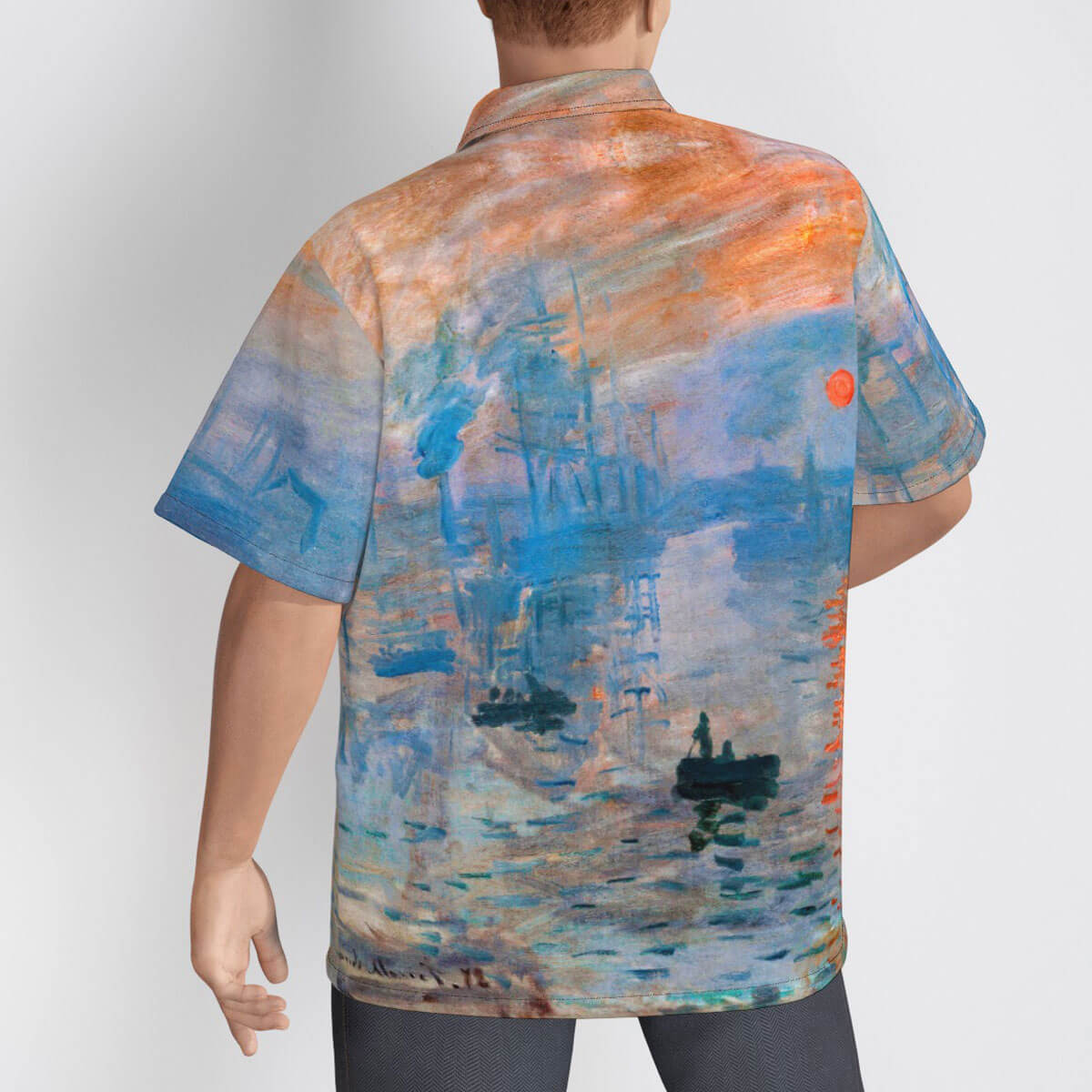 Claude Monet Impression Sunrise Shirt