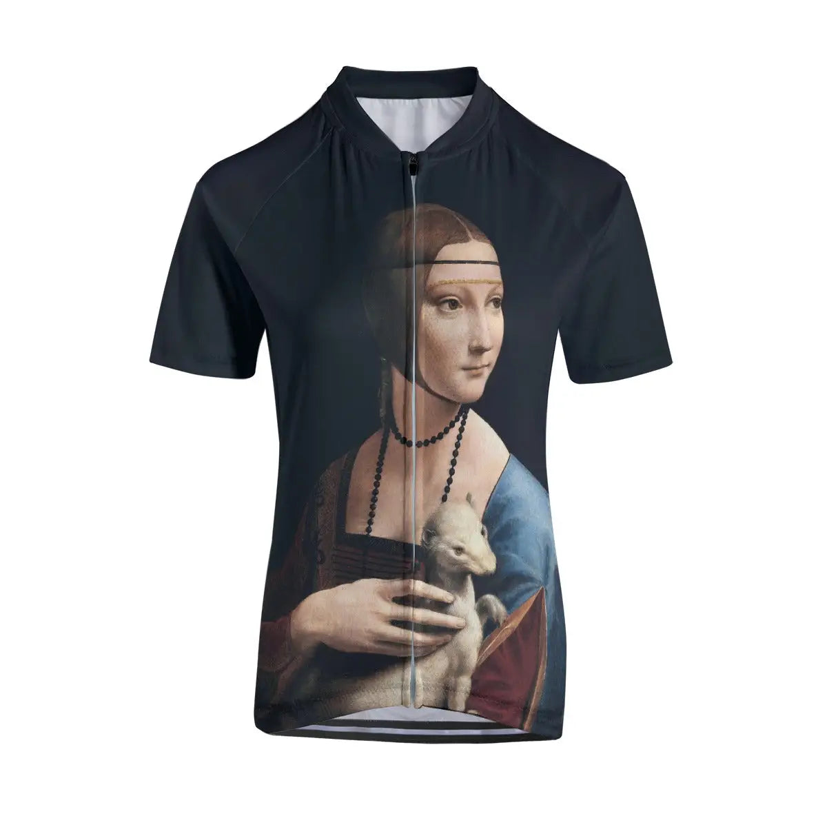 Lady with an Ermine by Da Vinci Women’s Cycling Jersey