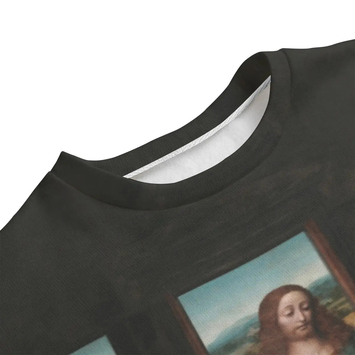 Close-up of Jesus and Apostles detail on Last Supper Leonardo Da Vinci Artistic Sweater