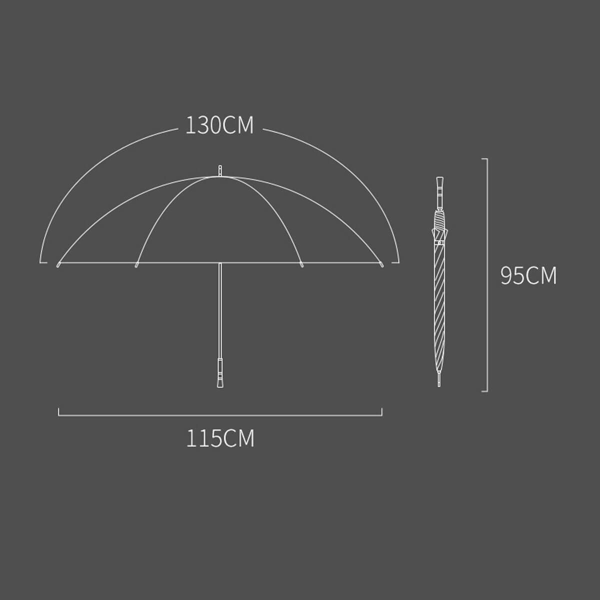 Extra-long handle for added elegance and functionality