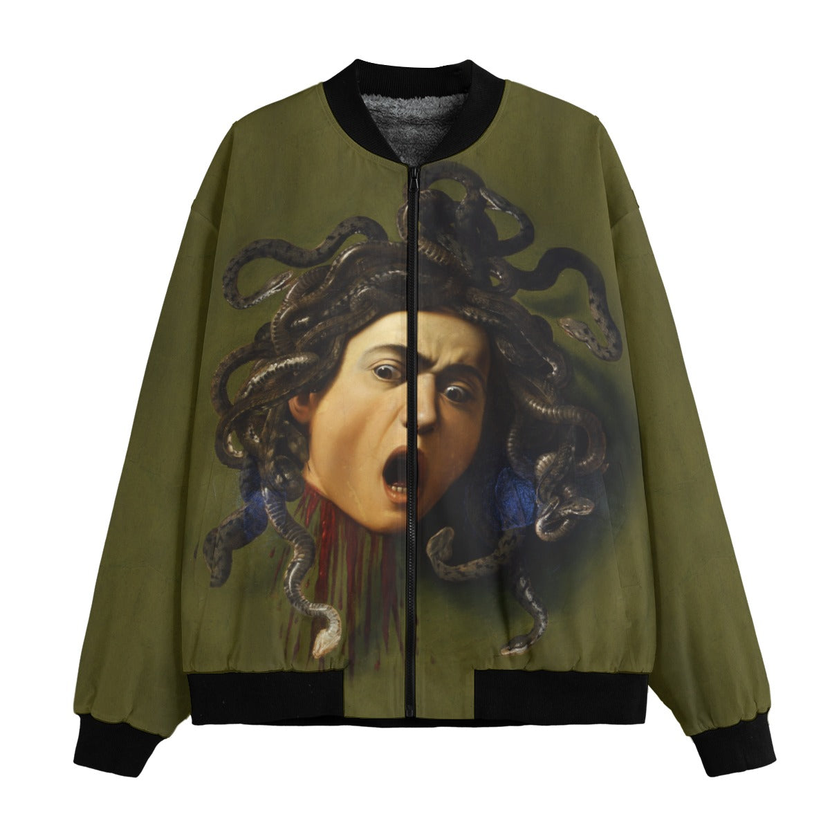 Medusa by Caravaggio Jacket - Limited Edition Renaissance Art Bomber Jacket by The Most Iconic Art Brand