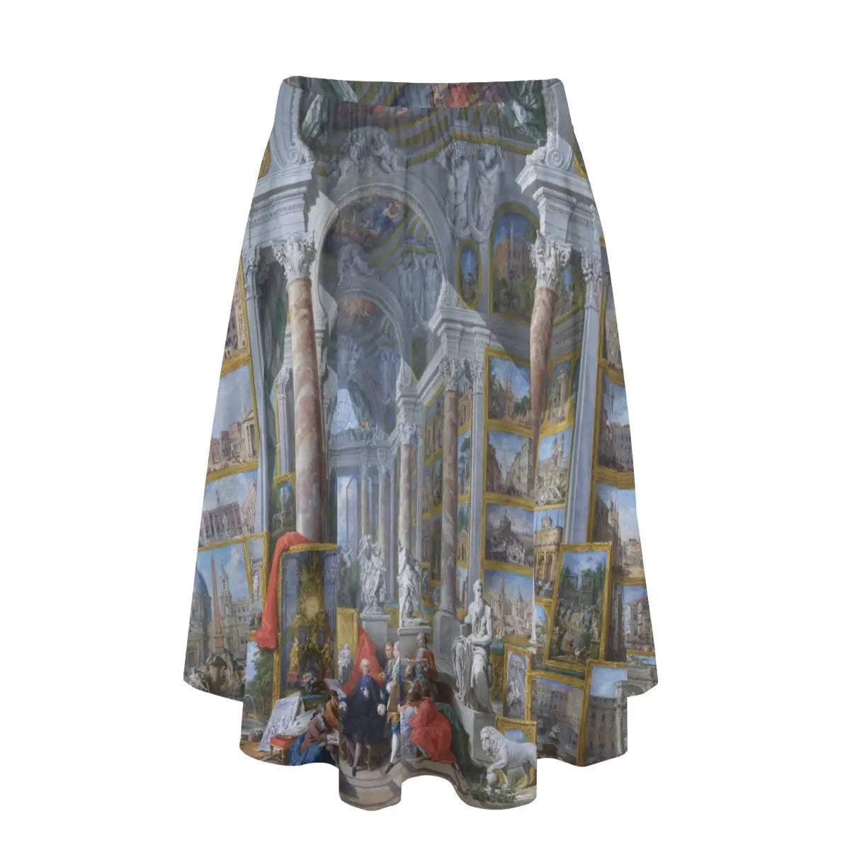 Modern Rome by Giovanni Paolo Panini Long Skirt