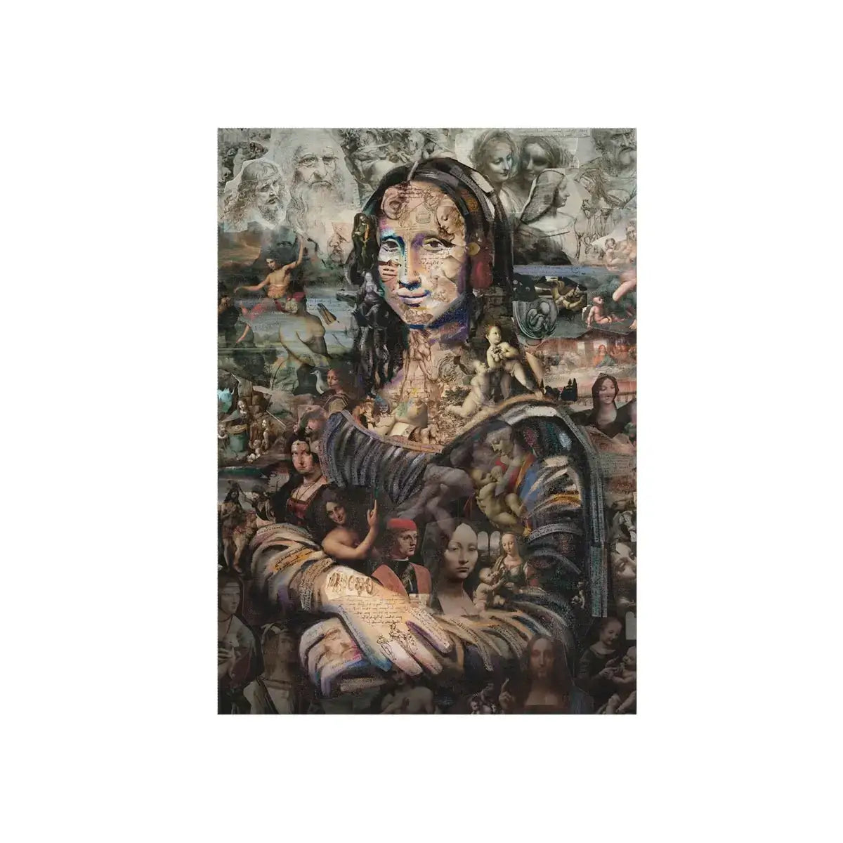 Mona Lisa Da Vinci Masterpiece Floor Mat